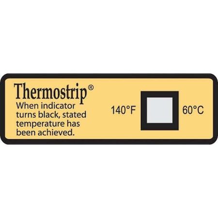 Digi-Sense Irreversible Thermostrip Disinfect, PK 24 90308-13